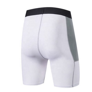 Wholesale Athletic Skinny Elastic Spandex Polyester Sports Leggings <b>Compression</b> <b>Shorts</b> Workout Running <b>Shorts</b> <b>Men</b> - Product Image 2