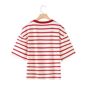 V-Neck Crop T-Shirt Women's Crew Neck Everyday Crop <b>Top</b> Women's Relaxed Fit Crop Tee Women's Boxy Fit Crop <b>Top</b> - Product Image 2