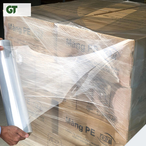 LLDPE Transparent Stretch Film 200m 50cm Moisture Proof Easy-to-Use Protective Soft Packaging <b>Pallets</b> for Many Products Casting - Product Image 6