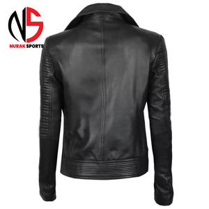 Chaqueta de cuero ligera para mujer, sostenible, transpirable, cómoda, genuina, con precio económico en Nurak en 2026 - Product Image 2