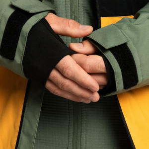 Vestes de ski unisexes personnalisées, isolées, brodées, imperméables, coupe-vent, style à capuche, fermeture éclair à transfert thermique, service OEM - Product Image 4