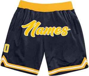 Wholesale Price Men's Embroidered Zipper Basketball Wear High Quality <b>Mesh</b> Polyester Quick Dry Men's Shorts - Product Image 4