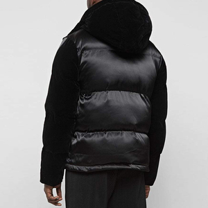 Chaqueta de invierno para hombre, chaqueta acolchada con capucha, ropa casual de invierno, chaqueta acolchada con capucha para hombre, ropa exterior cálida, chaqueta acolchada para hombre - Product Image 4