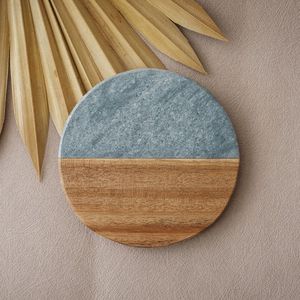 Hand Crafted Design Marble Coaster Stone Coaster Wood Marble Coaster Stone and Coaster Tea Place Mats At very less sell Price - Product Image 6