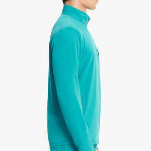 Chaqueta Médica Azul Verdoso para Hombre, con Cierre Completo, Tejida en Poliéster, Uniforme de Hospital para Clínica y Trabajo - Product Image 5