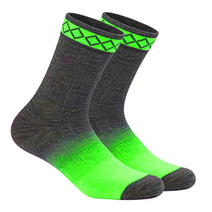 Men's Crew <b>Socks</b> Solid Knitted Breathable Cotton/Bamboo Fiber Quick Dry Sport <b>Socks</b> Summer Green <b>Black</b> - Product Image 2