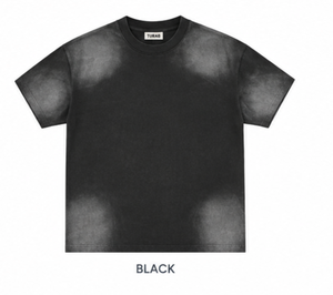 TURAB Men's <b>Charcoal</b> Short Sleeve Oversized Fit O-Neck Casual <b>T</b>-<b>Shirt</b> 100% Cotton Jersey Knitted Blank Design Front Vintage - Product Image 2