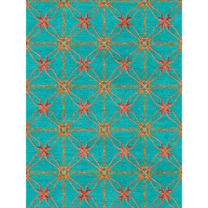 Alfombra decorativa clásica de lana densa con un patrón abstracto fluido de calidad superior para la sala de estar. - Product Image 1
