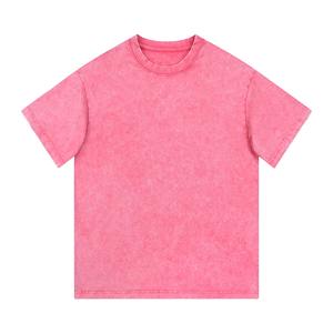 Custom Men Acid Wash Rhinestone <b>TShirt</b> Heavyweight Cotton Oversized Boxy Fit Crew <b>Neck</b> Streetwear <b>High</b> Street Style Front Design - Product Image 1