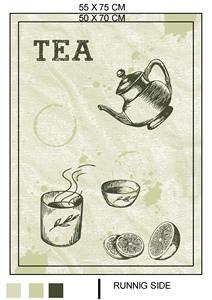 Serviette de cuisine jetable Oaptimo en coton tissé, carrée, 45x62cm, écologique, séchage rapide, compressée, hypoallergénique, couleur unie - Product Image 3