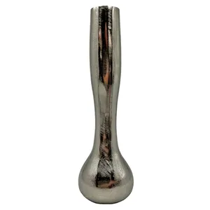 Luxury Aesthetic Coastal Hammered Iron Eco-Friendly Flower <b>Vase</b> Premium Decorative Accent Bulk Export Manufacturer - Product Image 5