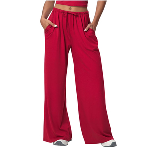 Pantalones Acampanados de Campana para Mujer, de Cintura Alta, a la Moda, Fabricante de Ropa OEM ODM, Venta al por Mayor de Fábrica, Pantalones Acampanados para Mujer - Product Image 5