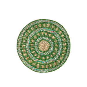 Heavy Duty Seagrass <b>Placemats</b> Round Braided Table Mats Natural Fiber Wicker Chargers for Sturdy Dining Decor - Product Image 2