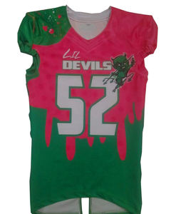 Ptit diables sublimé nom numéro Logo uniforme de Football américain - Product Image 1