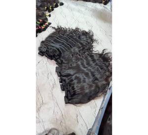 ผมต่อแบบเส้นผมมนุษย์คุณภาพสูงจากผู้บริจาคคนเดียว ผมลอนธรรมชาติ ไม่หลุดร่วง ไม่พันกัน ผมแท้แบบเรมี่ สำหรับร้านเสริมสวยมืออาชีพ - Product Image 1