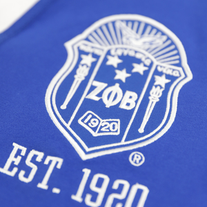 Cardigan à manches à sequins Zeta Phi Beta bleu roi pour femme, pull à lettres grecques, vêtement de sororité boutonné, vêtement d'extérieur en tricot tendance - Product Image 3