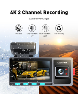 OEM&ODM 3通道4K+1080P+1080P行车记录仪，双镜头，<span class=keywords><strong>3.2</strong></span>英寸IPS屏幕，WIFI GPS夜视录像机 - Product Image 5