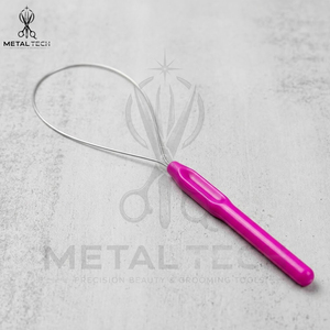 Pink Handle Micro Links Wire Loop Needle For Installation and Removal Tools, Hair Extension Threading <b>Puller</b> Salon Equipment - Product Image 5