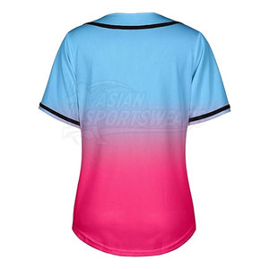 Camiseta de Softbol de Venta Directa de Fábrica con Tallas Flexibles para Exportación Global, Camisetas de Softbol Transpirables - Product Image 2