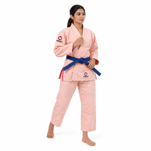Uniforme de BJJ para Competición, Tejido Dorado Preencogido, Pantalones Ligeros de Algodón Ripstop, Ropa Profesional para Entrenamiento de Jiu Jitsu - Product Image 1