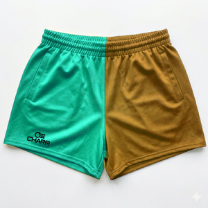 Pantalones Cortos de Rugby Personalizados de Alta Calidad, Diseño Urbano, con Logotipo Personalizado, Impermeables, Transpirables, Cintura Elástica, Poliéster, con Cordón - Product Image 2