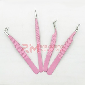 Pince à cils professionnelle en acier inoxydable RMI Private Label, vente en gros, durable, haute qualité, toutes formes, pour extensions de cils - Product Image 4