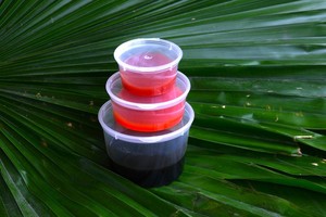 <b>Clear</b> PP Disposable Sauce Cup 1oz with Leak Proof Lid, Custom Colors, OEM ODM, Sample Available, Vietnam - Product Image 4
