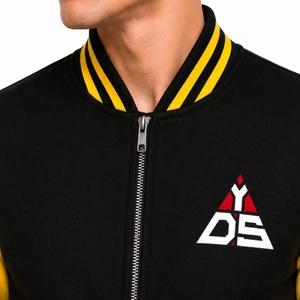 Custom Men Varsity <b>Jacket</b> Contrast Modern Casual Streetwear Style Comfortable Everyday Wear Quality Outerwear Fashion <b>Jacket</b> - Product Image 4