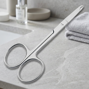 Stainless Steel <b>Nail</b> Scissors Round Hole Sharp Blade Straight Cut Durable Manicure Tool for Adults - Product Image 2
