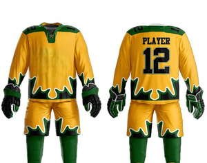 Comfortable High Quality Ice Hockey Uniform for Adult Daily Training Flexible Stretch Breathable 100% Polyester Fabric - Product Image 4
