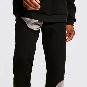 Ensemble de survêtement décontracté oversize pour homme, avec logo personnalisé, nouveau style 2026, tenue de sport tendance, veste et pantalon légers pour l'entraînement - Product Image 3
