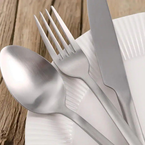 Stainless Steel Cutlery Set Wholesale Premium Flatware Spoon Fork <b>Knife</b> Durable Dishwasher <b>Safe</b> Hotel Restaurant Home Dining - Product Image 5