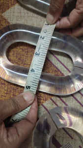 Accents muraux de chaîne en acrylique moderne faits à la main Article de décoration d'intérieur en résine personnalisé pour accrocher la chaîne liée la plus adorable en vente entière - Product Image 4