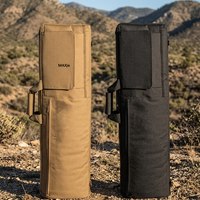 Étui souple pour fusil de 33 pouces et 39 pouces, sac tactique pour fusil long, étui de transport rembourré en mousse alvéolée avec poches pour chargeurs, pour la chasse en extérieur