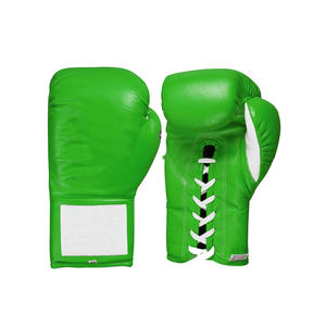 Guantes de Boxeo con Cordones de Alta Durabilidad Personalizables al Mejor Precio Razonable, Guantes de Boxeo de Cuero Genuino Profesional de Alta Calidad - Product Image 1