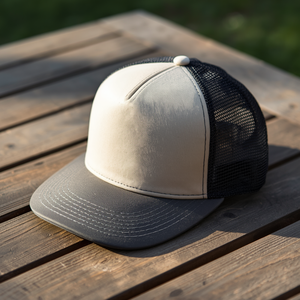 Mesh Metal Buckle Unisex Trucker Hat Breathable Waterproof Casual Cap Puff for Winter Outdoor <b>Beach</b> Use OEM ODM Customization - Product Image 4