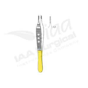 Pinzas para apósitos y tejidos IAA de acero inoxidable, instrumento quirúrgico de grado médico con certificación CE para uso en cirugía general - Product Image 2
