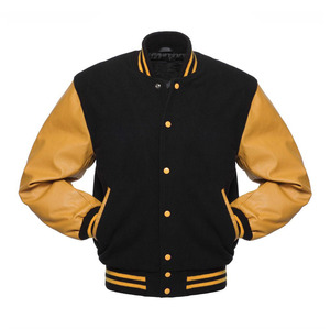 High Quality Men Varsity Jacket Letterman Style Baseball Bomber Jacket Warm Winter Coat Fashion Street Wear Trendy Casual Outfit - Product Image 5