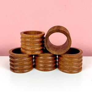 Handcrafted indian artisans new wooden napkin ring here <b>top</b> seller <b>table</b> <b>decoration</b> here - Product Image 1