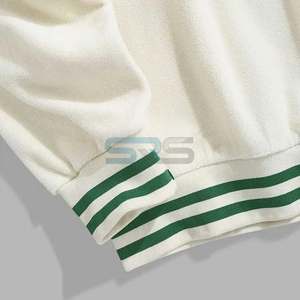 Sudadera Cómoda de Algodón con Capucha y Cremallera para Hombre, Ajuste Holgado, Transpirable, con Bordado 3D y Logotipo Personalizado, Ideal para Invierno - Product Image 3