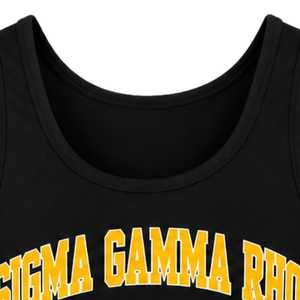 Camiseta sin mangas de verano para mujer Sigma Gamma Rho, camiseta con letras griegas de la hermandad, camiseta personalizada sin mangas, ropa deportiva informal para entrenamiento. - Product Image 3