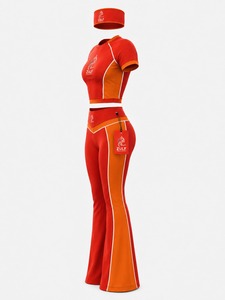 Conjunto Deportivo de 3 Piezas para Mujer, Verano, Uso Diario, con Top, Leggings y Diadema, para Gimnasio/Yoga/Viajes, Secado Rápido, Transpirable - Product Image 3