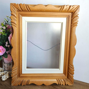 Antique Handmade Solid <b>Wood</b> <b>Photo</b> Frame Rustic Tabletop Display for Home Office Living Room Classic Vintage Decor Style - Product Image 1