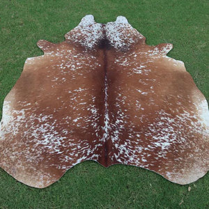 Tapis en cuir de vachette naturel doux, véritable peau de vache, pour la décoration de la maison - Product Image 2