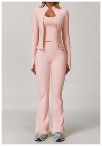 Leggings de Yoga para Mujer, Cintura Alta, Tejido Cepillado de Alta Calidad, No Transparentes, Secado Rápido, Ecológicos, Spandex/Algodón, para Entrenamiento - Product Image 3