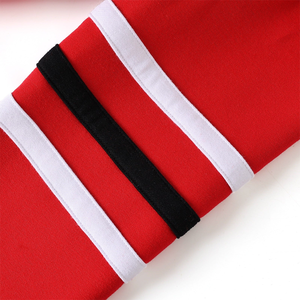 Cardigan en polaire rouge personnalisé État d'Illinois 2026 – Col en V en coton avec logo lettres grecques pour sororité universitaire ISU – Vente en gros - Product Image 5