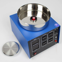 ZKTECH - Revestidor por centrifugación de sobremesa (máx.) 4 pulgadas de diámetro. Bomba de Vacío Sin Aceite de 8500 RPM con 3 Mandriles Giratorios (1/2/4 Pulgadas) y 1% de Uniformidad AC