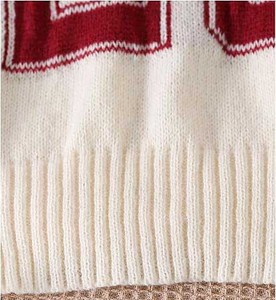 Breathable Graphic Knitted Design Sweater Street Style Knitted Pullover Loose <b>Fit</b> <b>Jumper</b> Durable Fabric Lady Apparel - Product Image 2