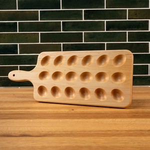Tabla de madera ecológica para huevos rellenos, tabla de embutidos de Pascua, la más vendida en oferta - Product Image 1