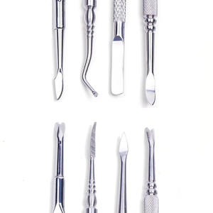 Stainless Steel Premium Double Sided Curved Blade <b>Nail</b> Dead Skin Remover Cuticle Pusher Wide Jaw Opening for Hand Foot Use HABI - Product Image 5